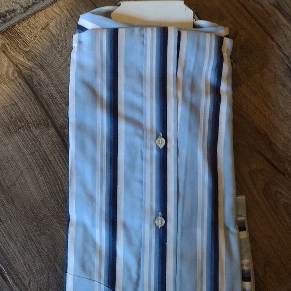 Men's mint 17" Vintage 70's dead stock Wickfield button down shirt - Picture 4 of 9